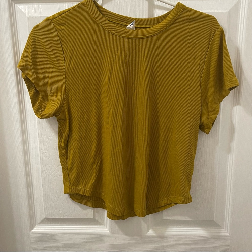 Old Navy Cropped Everyday Ribbed Tee
